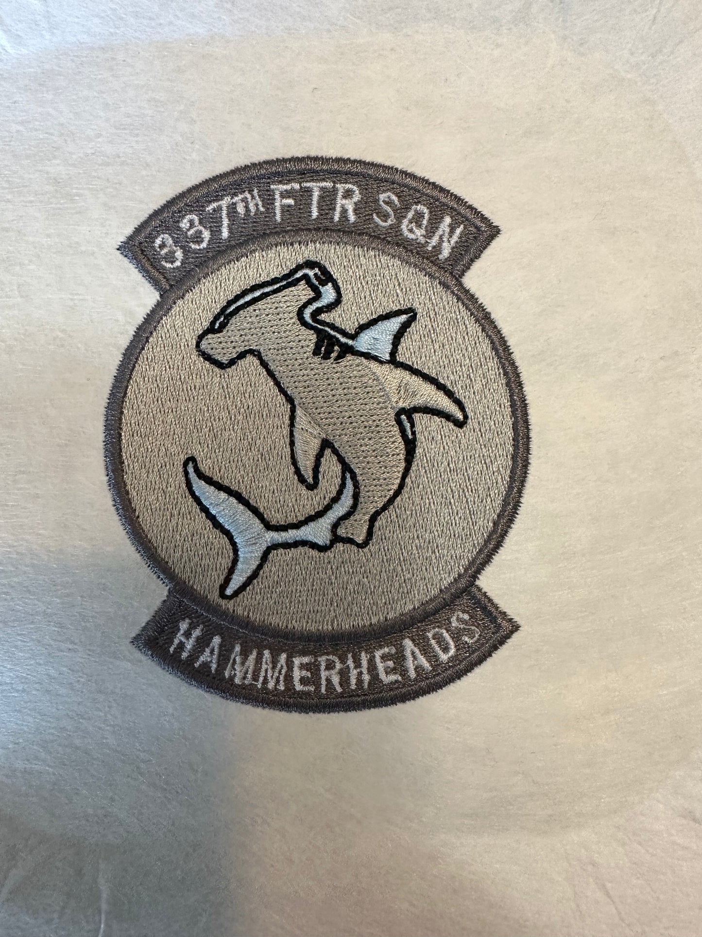 337th FTR SQN Hammerhead patch