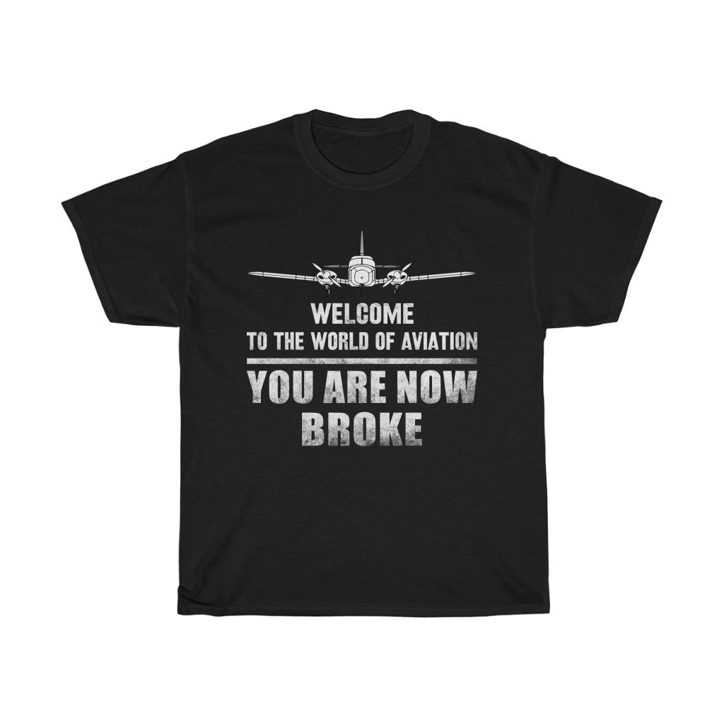 World of Aviation Unisex Heavy Cotton Tee
