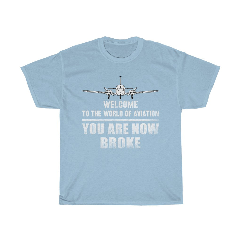 World of Aviation Unisex Heavy Cotton Tee