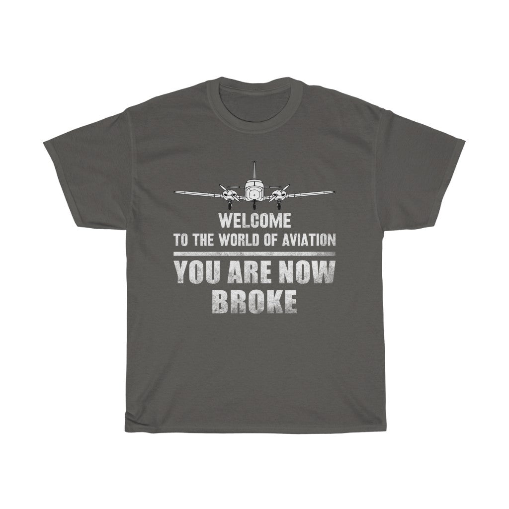 World of Aviation Unisex Heavy Cotton Tee