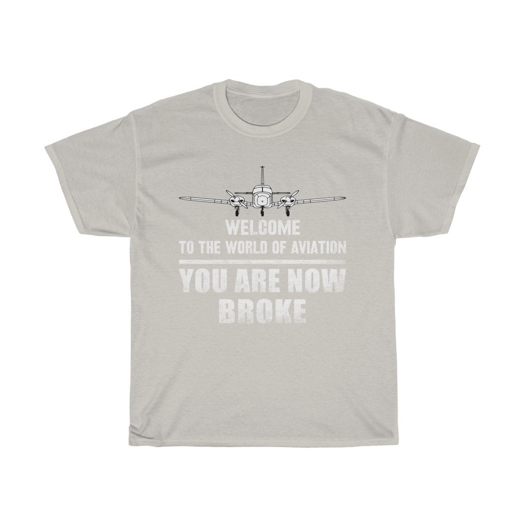 World of Aviation Unisex Heavy Cotton Tee