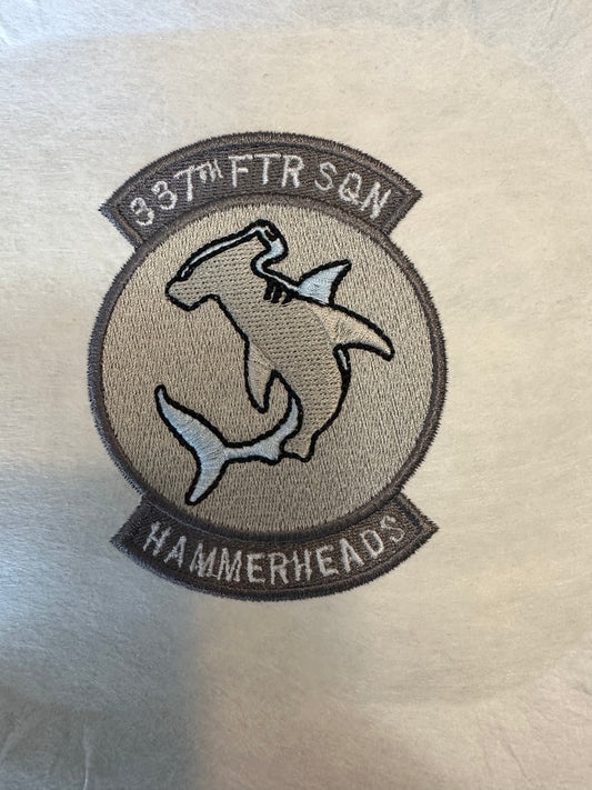 337th FTR SQN Hammerhead patch