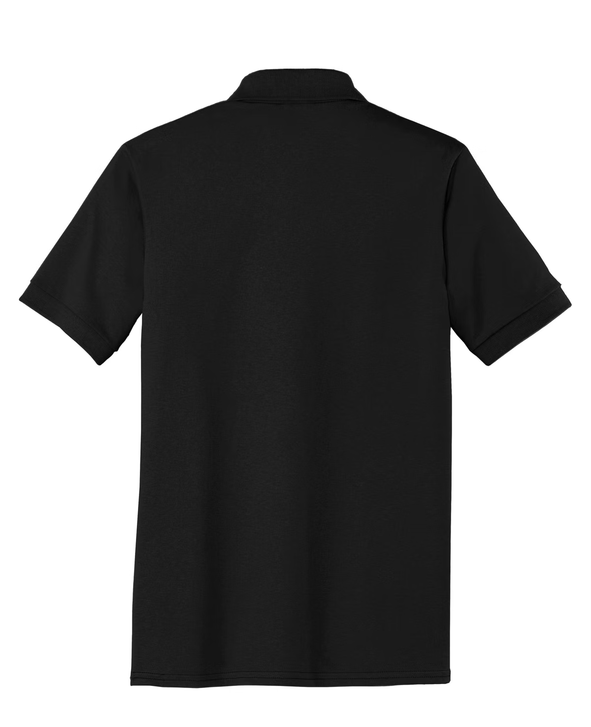 Men Port & Company Polo Shirt Back