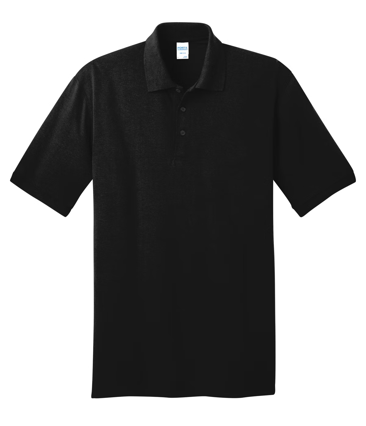 Men Port & Company Polo Shirt Back