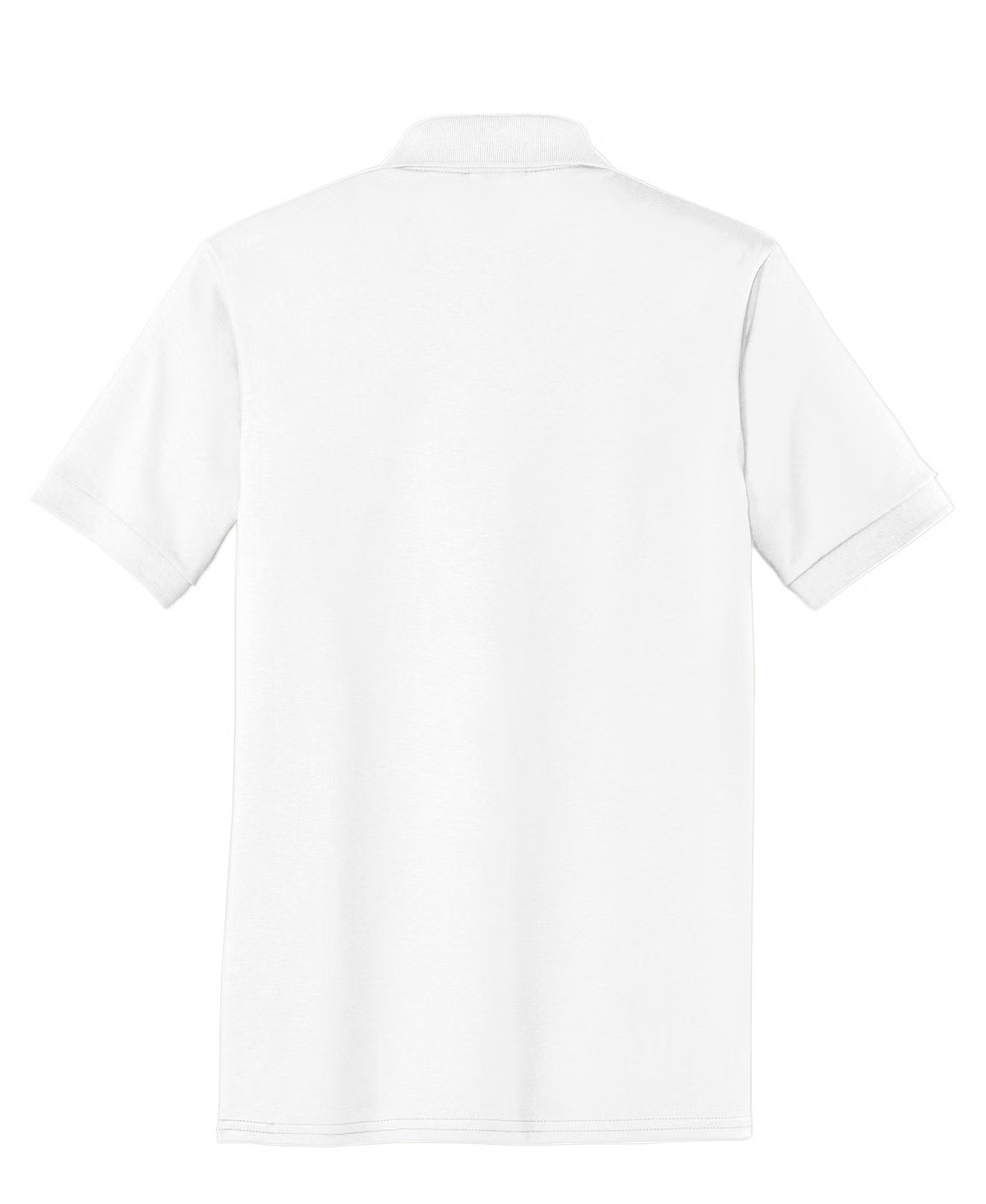 Men Port & Company Polo Shirt Back